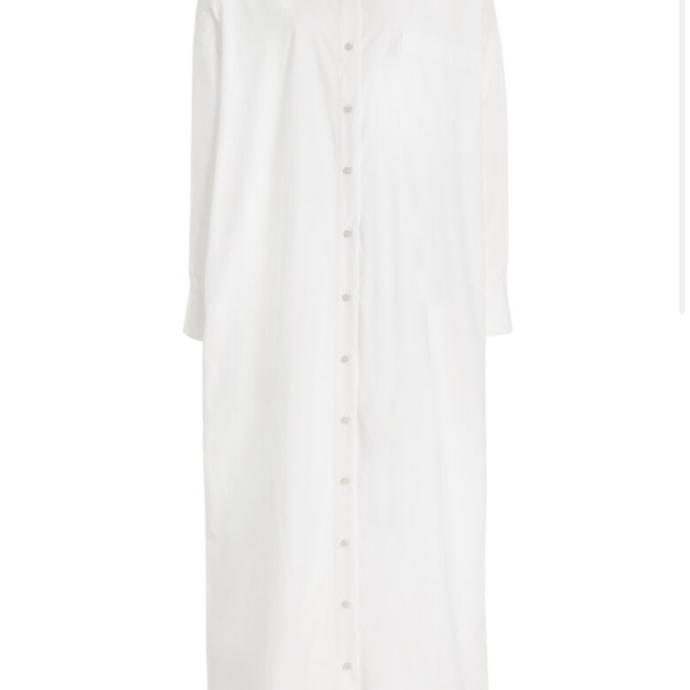 Favorite Daughter Ex BF Oversized Cotton Maxi Shirt Dress
